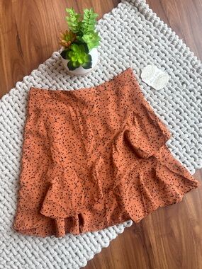 Altar'd State | NWT Women's Tiered Ruffle Skirt Cheetah Print | Small